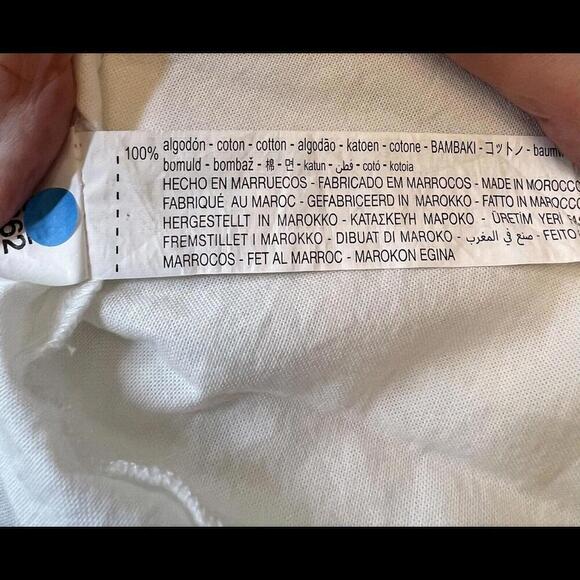 Zara White Babydoll Dress, Knee Length, Ruffle Detai & Gathered Short Sleeves. S - Picture 5 of 11